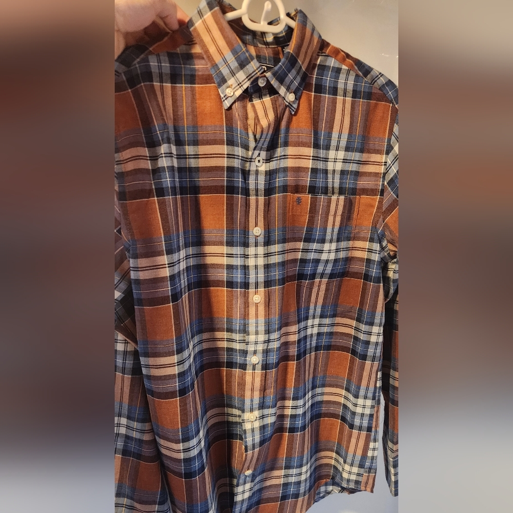 Men's Plaid Button-Up Shirt - 50% off!